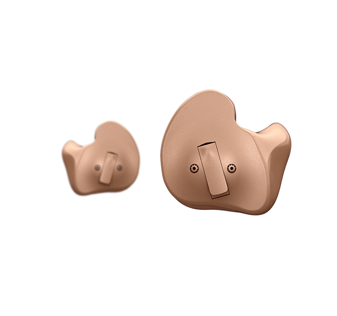 Bernafon Zerena 9 full shell custom hearing aids