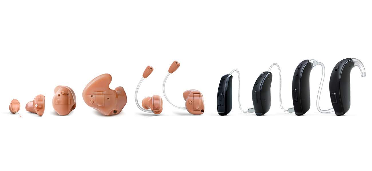 LiNX2 hearing aid family line up